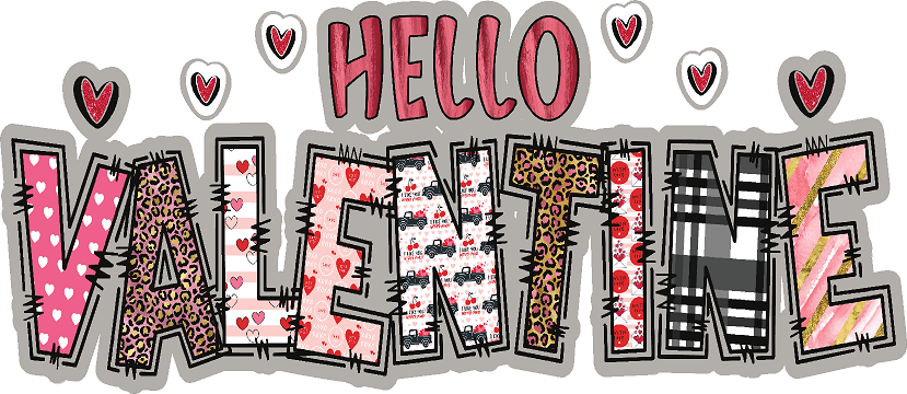 Hello Valentine Gnomes- Print Only