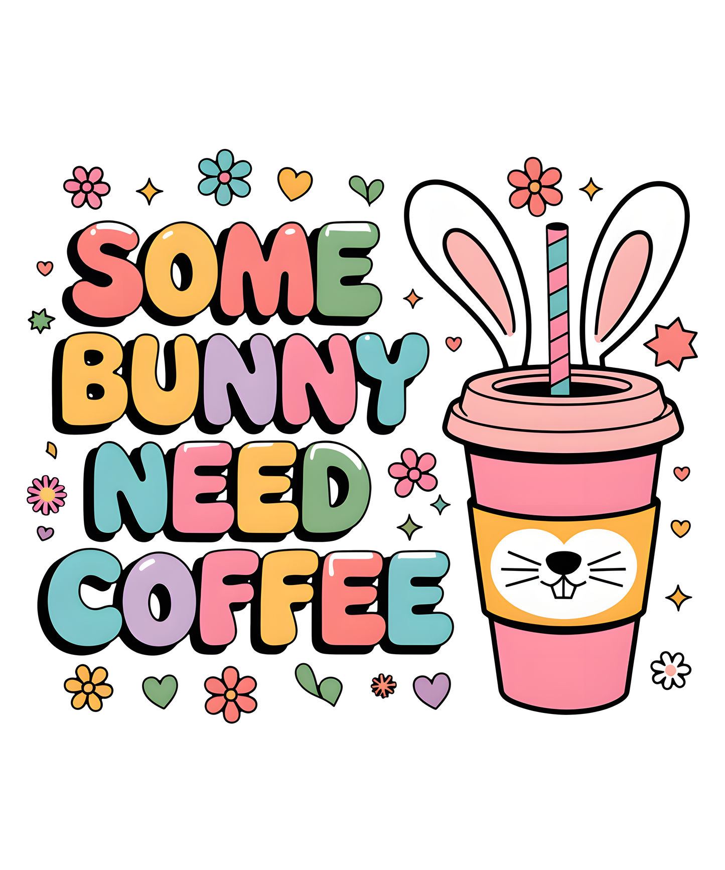 Some Bunny Loves You- Rabbits- Print Only