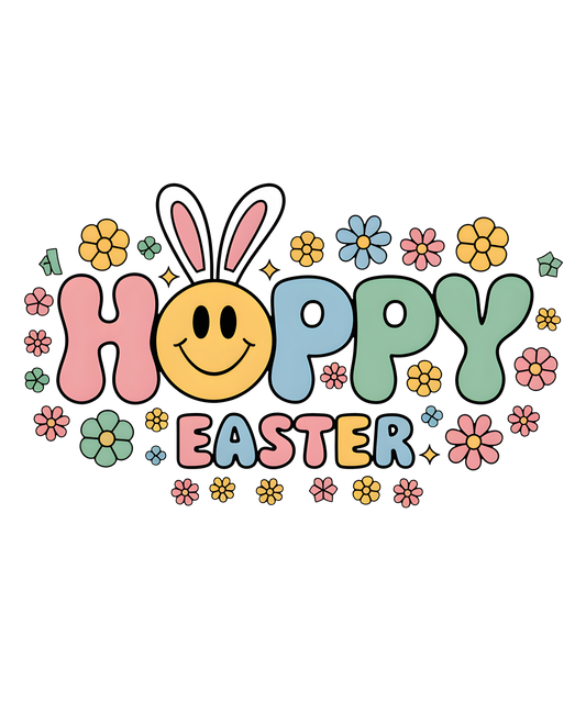 Hoppy Easter Smiley- Print Only