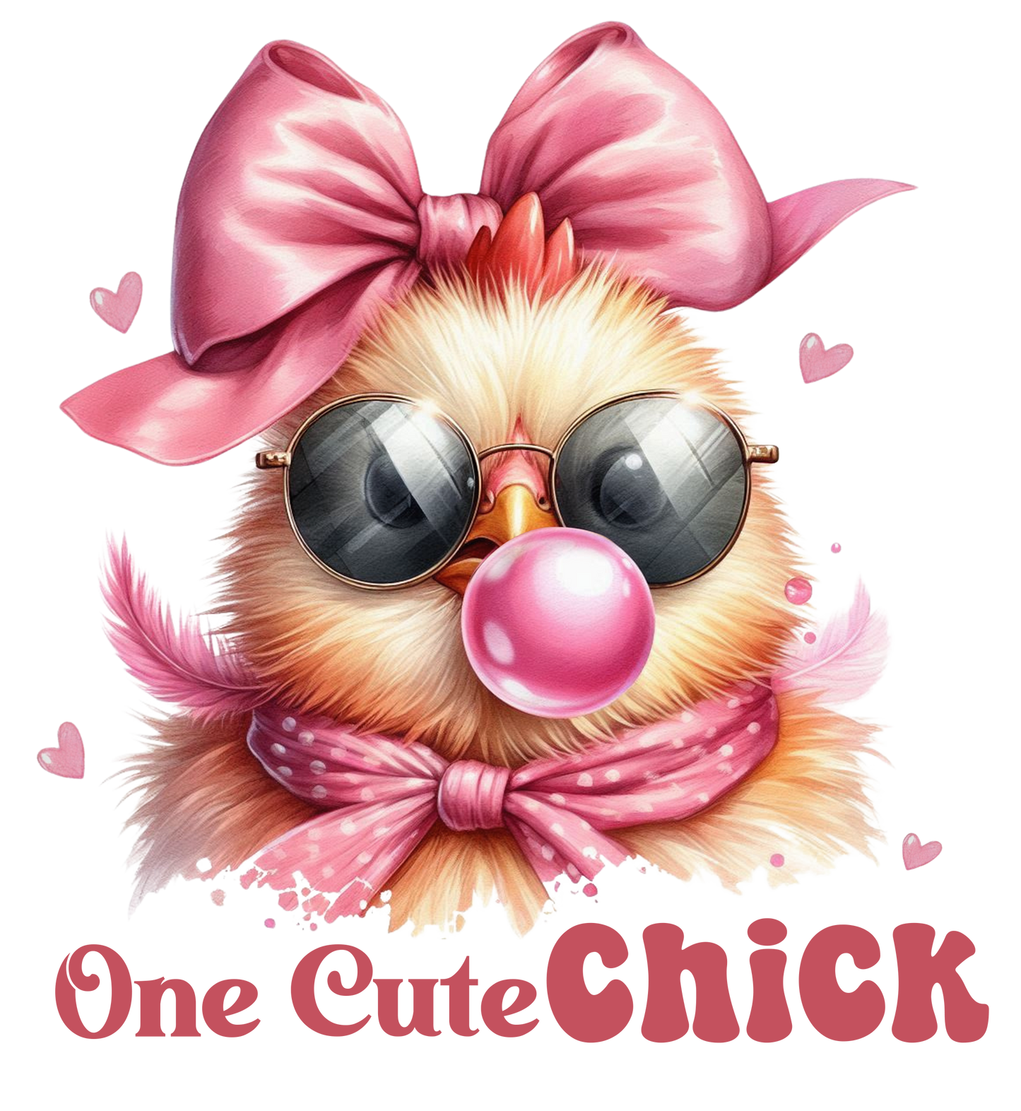 One Cute Chick- Print Only
